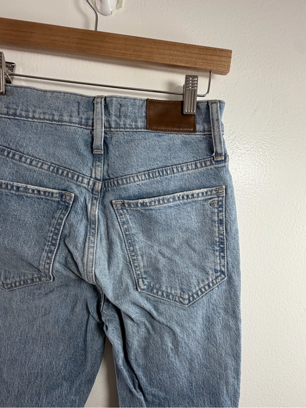 Madewell Perfect Vintage Full-Length Jeans Women’s 23 Light Wash High Rise - Picture 3 of 11